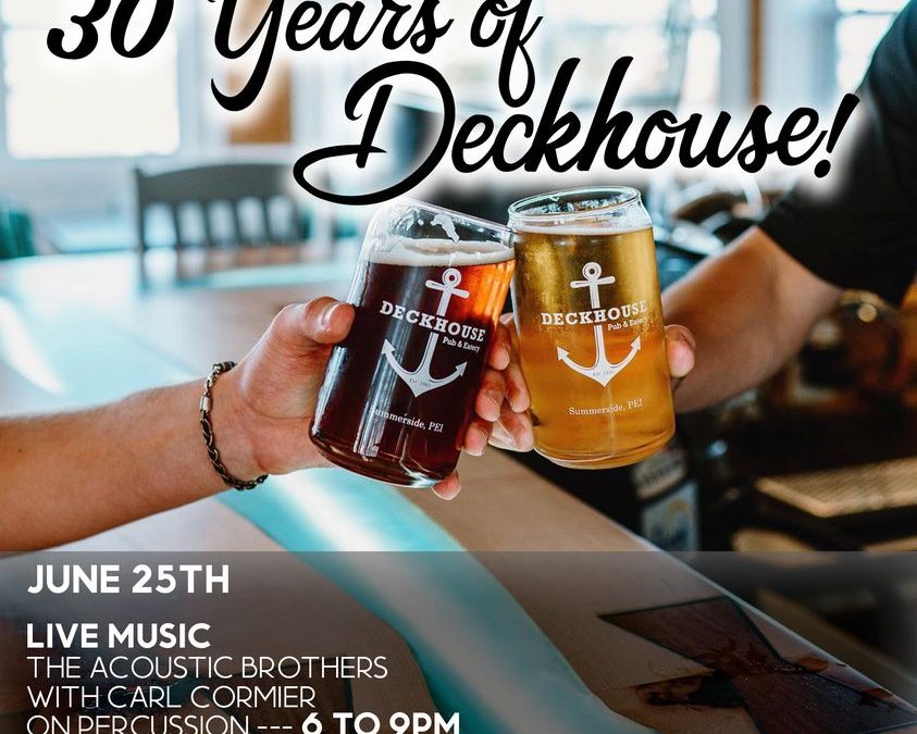 30 Years of The Deckhouse: Live Entertainment and Oysters