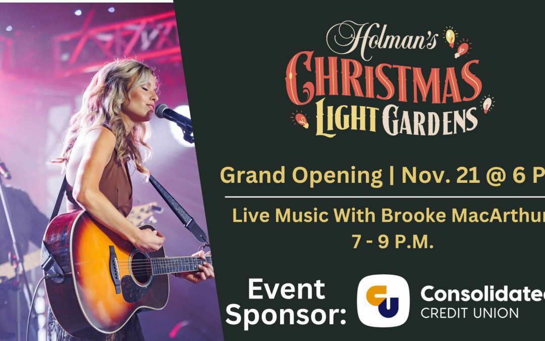 Holman’s Christmas Light Gardens: Grand Opening