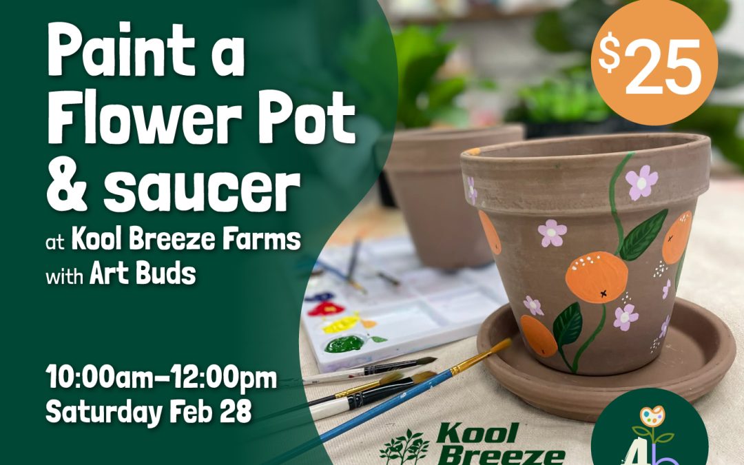 Paint Flower Pot & Saucer Workshop