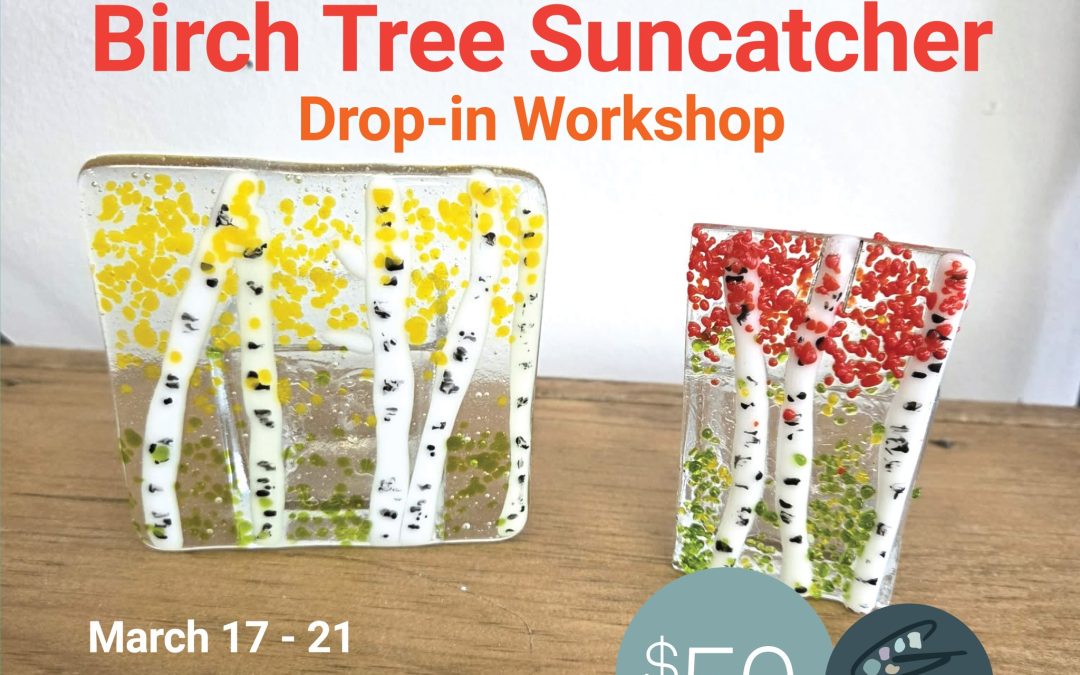 Glass Birch Tree Suncatcher Workshop