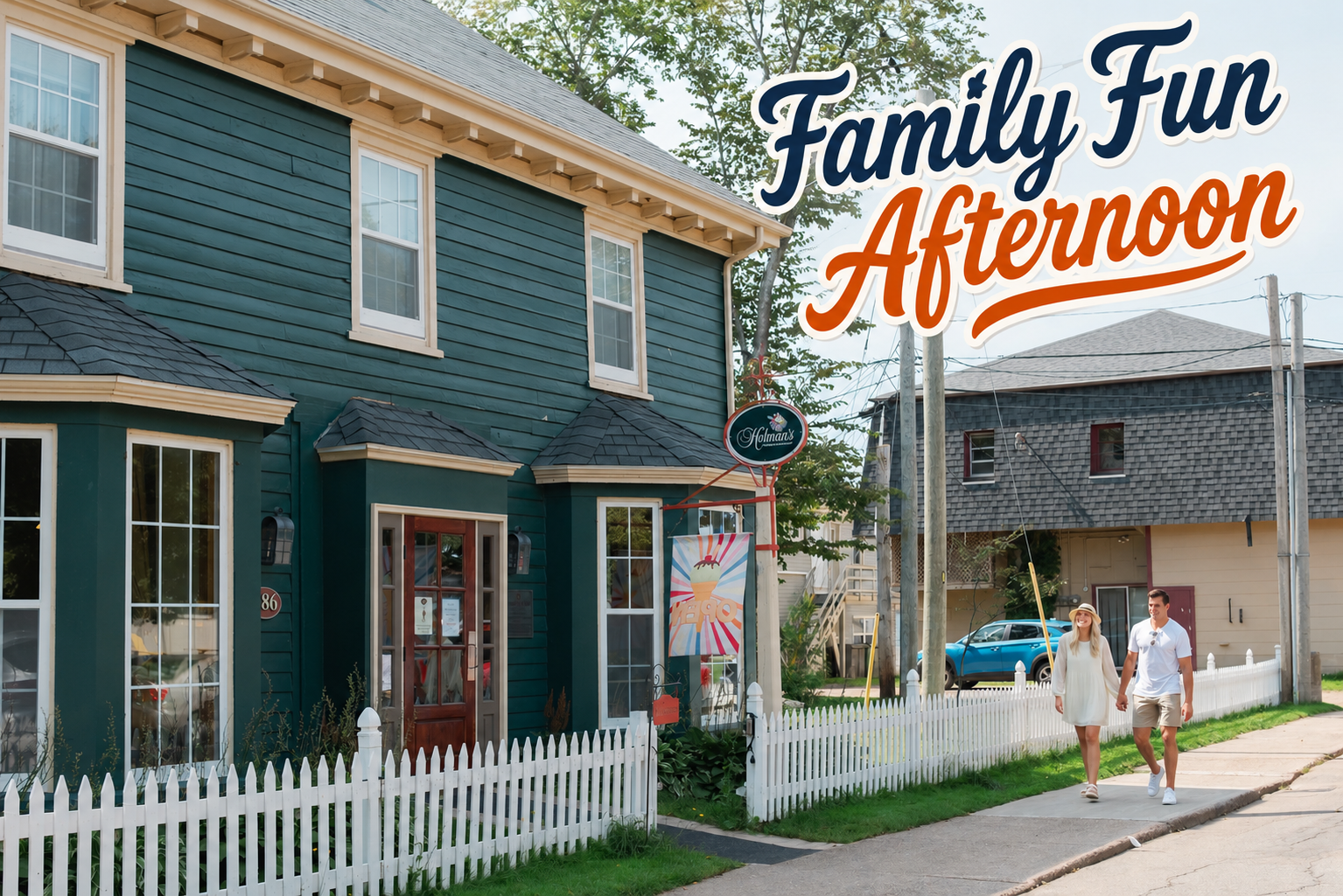 Holmans Ice cream event poster