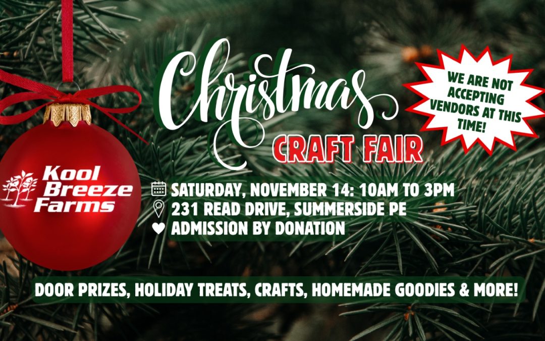 4th Annual Kool Breeze Farms Christmas Craft Fair